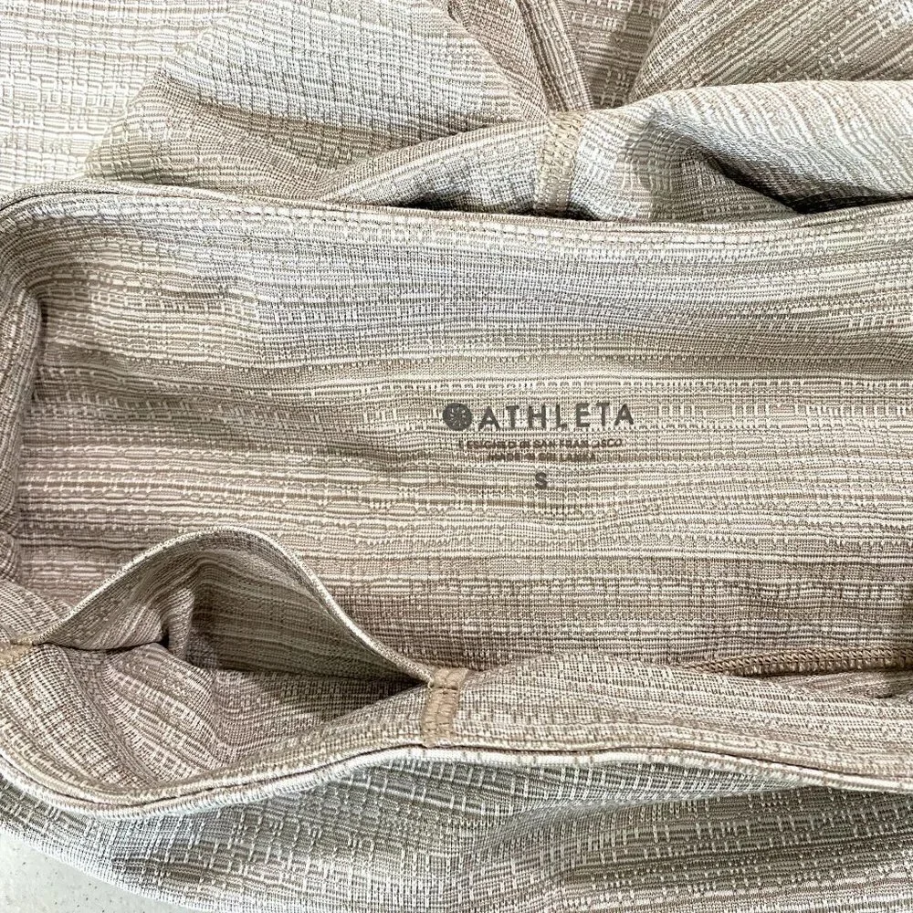 Athleta High Rise Jacquard Chaturanga 7/8 Tights S